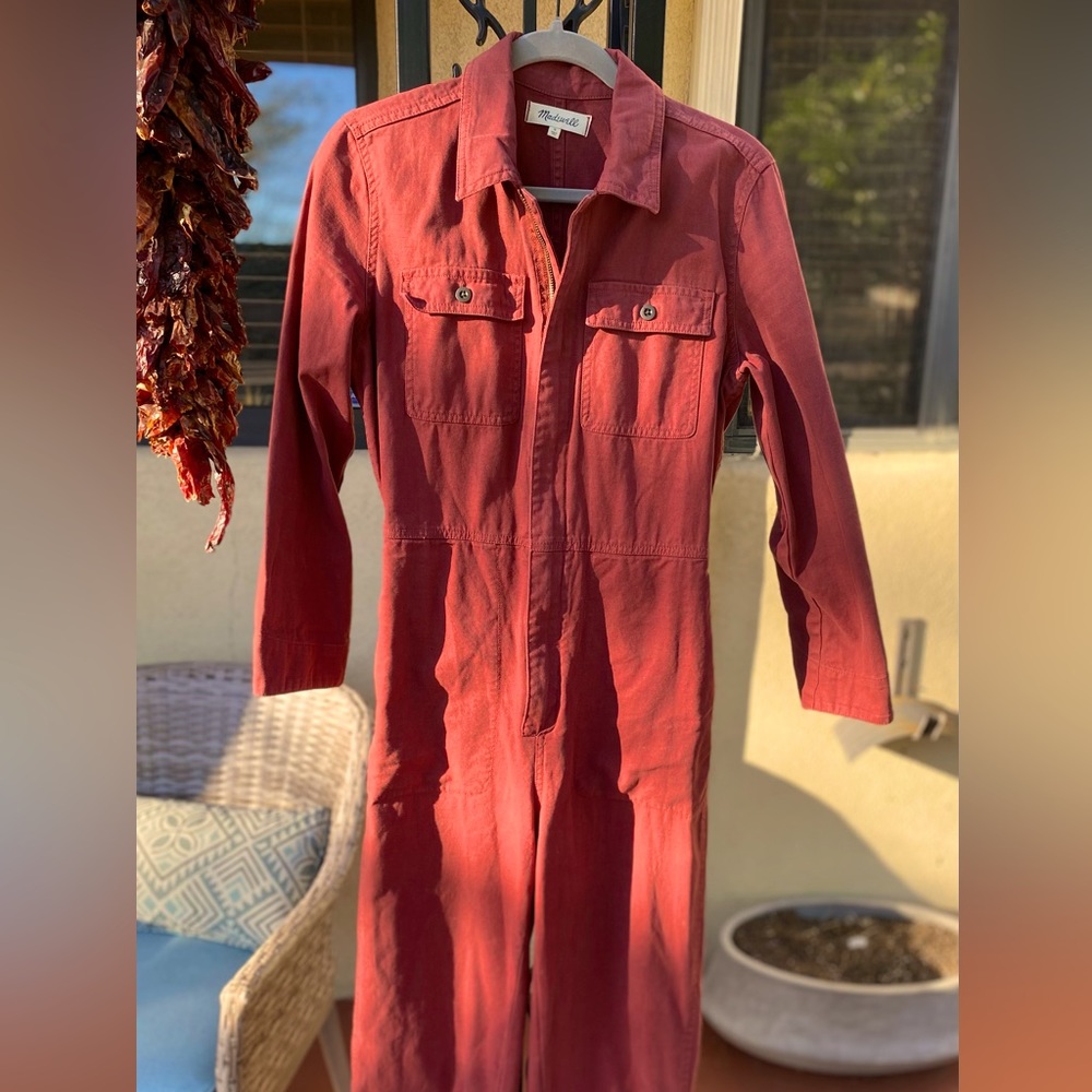 Madewell Jumpsuit Rust Color